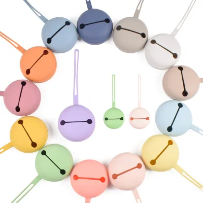 2023 HOT New Design BPA Free Pacifier Holder Box Silicone Baby Pacifier Storage Box