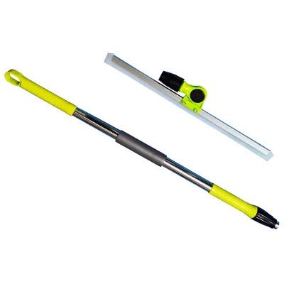Durable Silicone Gel Bathroom Floor Squeegee Heavy-Duty Cleaning Tool for Glass and Tile Model 01-02-032