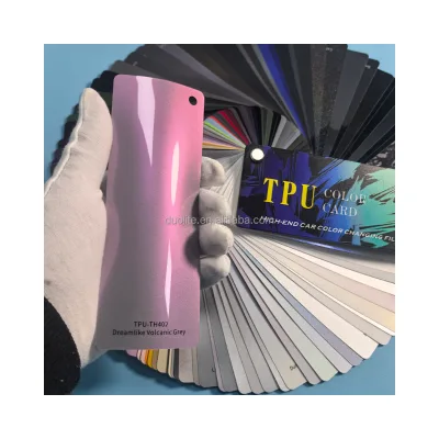 Self-cleaning Automotive PPF, Grey Color Changing TPU Film, Water-repellent Finish, Long-lasting Exterior Surface Safeguarding