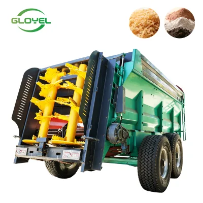 Advanced Self-Propelled Farmland Lawn Orchard Vineyard Manure Spreader with Four Wheel Drive