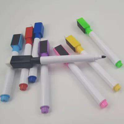 Factory Price Multicolor Magnetic Dry Erase Whiteboard Marker Pens Non Toxic for Office Meeting and Home Education