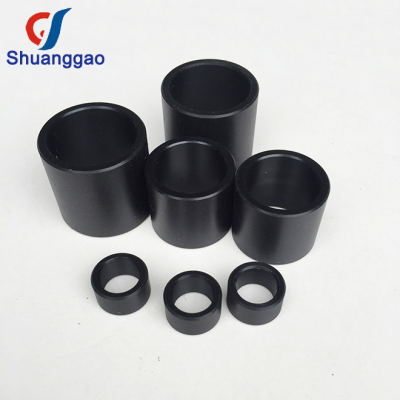 High Impact Resistance Plastic PA 6 Bush Black Nylon Bushing