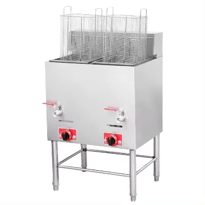 Commercial Gas Deep Fryer With 2 Basket Fried Chicken Fryer Machine  Freidora a Gas