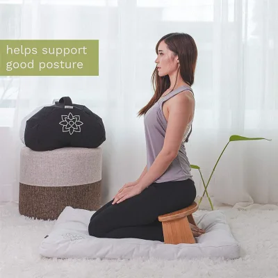 Eco Friendly Bamboo Wooden Kneeling Ergonomic Seiza Seat,Meditation Bench