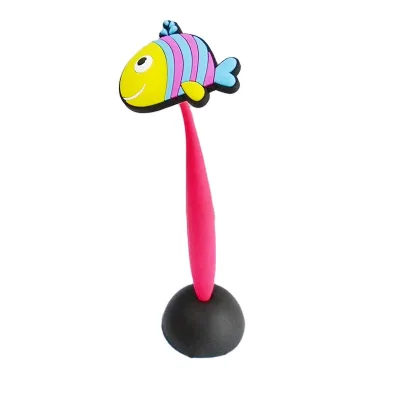 Promotional Gifts Cute Cartoon Soft Rubber Ballpoint Pen Oem Design Creative Gel Pen Custom logo Souvenir Swing Pen for Student