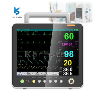 CE Certificate Human Use Cardiac Monitor Automatic PI PVI Portable Patient Monitor Price