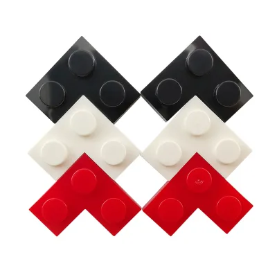 Brick 2x2 Corner Plate Toy Compatible Kids DIY Classic ABS Education Learning Toy NO.2420