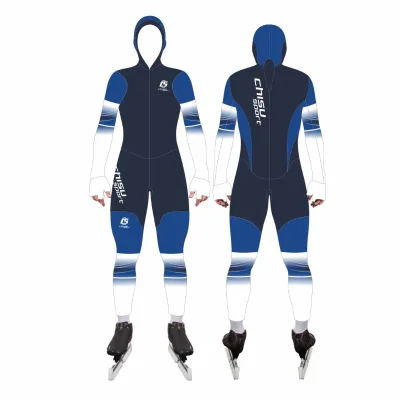 Customized Printed Plus-Size Quick-Drying Breathable Spandex/Polyester Jumpsuits for Ice Skating Go-Karting Short Track Speed