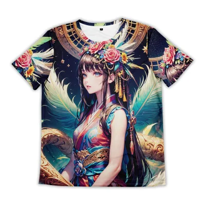 Wholesale Custom Anti-Pilling Sublimation Print T-shirt logo Customized Unisex Custom t Shirt Factory Cheap Price Tshirts