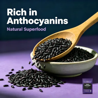 China Black Glutinous Rice for Whosale