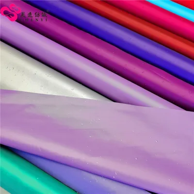 190t Waterproof Silver Coated Umbrella Fabric