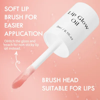 HelloKiss Fruit-Flavored Lip Oil Moisturizing Mirror-Look Lip Oil Naturally Hydrating Dewy Fruit-Scented Lip Gloss ML 9905