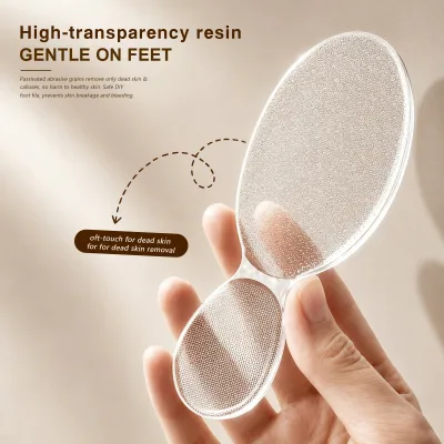 Double Sided Nano Glass Foot File Callus Remover Manual Pedicure Tool for Removing Dead Skin Heels Grinding Home Pedicure Tool