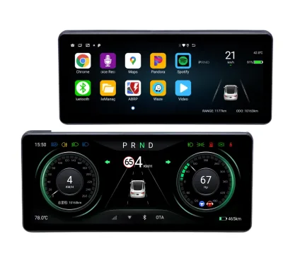 Android 13 System OTA Update DIC Universal Car Vehicle Digital Dashboard Model Y Can Bus Instrument Cluster Center Control