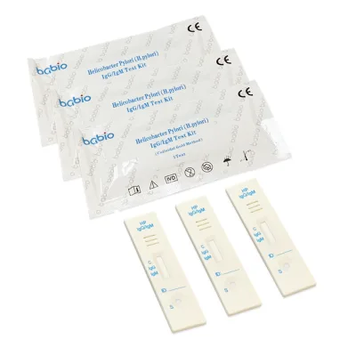 Portable H. Pylori Antibody Rapid Test Device Colloidal Gold Assay Easy Operated Helicobacter Pylori Test for Clinic & Home Use