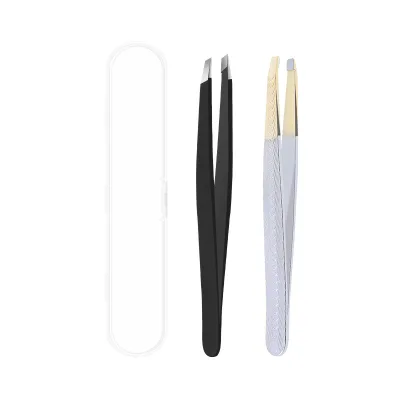 Wholesale Makeup Custom Logo Stainless Durable Trim Eyebrows Multifunction Eyebrow Tweezers Pliers