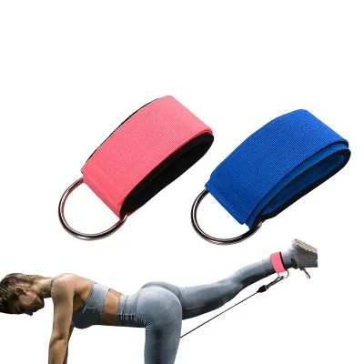 New Products Gym Attachments Ankle Straps With D-Ring for Cable Machines
