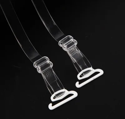 0.6/0.8cm Transparent Shoulder Strap Summer Thin Strap Non slip Elastic Band for Bra
