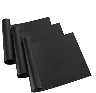 Hot Selling Outdoor Barbecue Mat Portable Silicone Free Boxed Sticks Pans Cleaning Barbecue BBQ Baking Square Replacement Cover