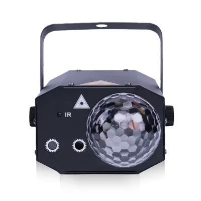 Smartbat Kinetic Ball Moving Head RGBW Laser LED Stage Lights White PVC DJ Strobe Light Show Floor for Dance Floor DMX512