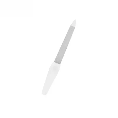 Custom Logo Nail File Stainless Steel Nail Salon Tools Double Sided Nail File
