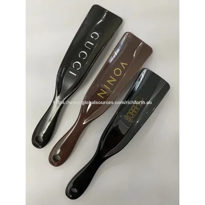 High quality ABS Plastic short Shoehorn in Various Colors with custom logo for promotional shoe horns
