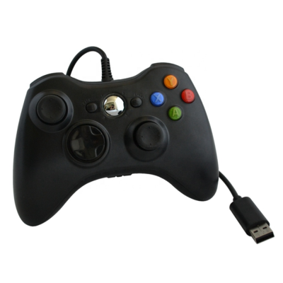 Wholesale 2.4GHz Black  White Game Controller  for xbox 360 Wired Joystick  Controller for  xbox 360  Console