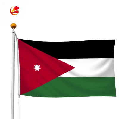 Hot Sale Cheap Polyester Printing jordan National Country Flag