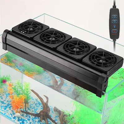 New External Aquarium Cooler Fan with 8 - Speed Adjustable Function, Constant Temperature and Silent - Running Features