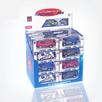 Hot Selling Pull Back Die Cast Commercial Vehicle 1/43 Model Car with 4 Styles