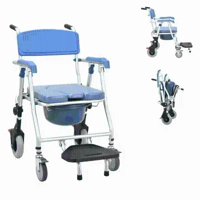150kg Capacity Easy-Setup Folding Assisted Living Commode: Independence & Dignity