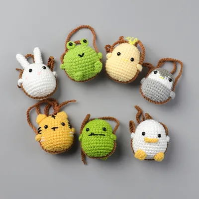 Easter Handmade Amigurumi Crochet Cotton Easter Egg Bunny Chicken Wholesale