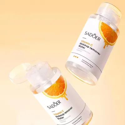 Custom Logo OEM Skin Care Lip Face Eye Deep Cleansing Makeup Removing Water Vitamin C Makeup Remover Water