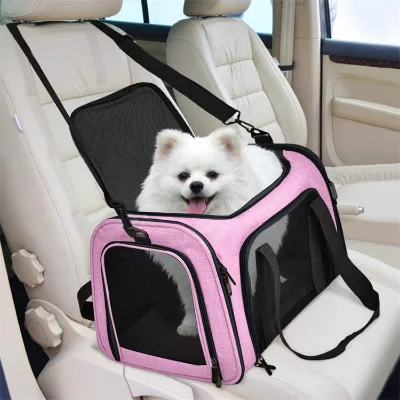 Portable Breathable Large-Capacity Pet Backpack for Cats and Dogs Outings Bag
