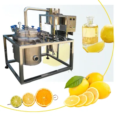 Industrial Grade Electric Essential Oil Extraction Machine Stainless Steel Construction for Rosemary Lavender Flower Materials