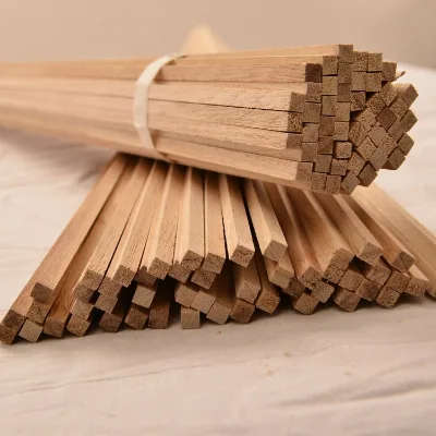 Best Price Paulownia Wood Square Sticks Paulownia Finger Joint Wood Square Paulownia Solid Wood Sticks Stripe