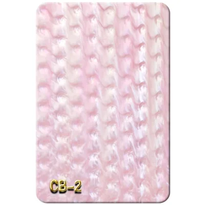 High Quality 5mm Cast PMMA Pearlescent Acrylic Plate UV Home Jewelry Box Decoration Colorful Shell Marble Effect Plastic Sheets