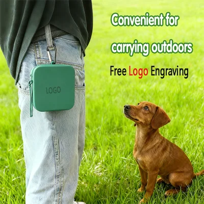 Silicone Dog Food Bag, Multifunctional Large Capacity Storage Bag with Lifting Rope, Silk Screen logo Processing and Wholesale