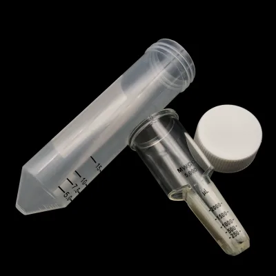 Lab Supplies Test Sterile Disposable Plastic Graduated Conical Bottom Low Adsortion 15ml 50ml Ultrafiltration Centrifuge Tube