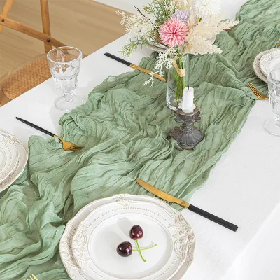 Custom Luxury 100% Polyester Table for Home Hotel Parties-for Christmas Holidays Weddings Family Gatherings
