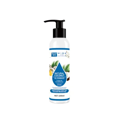 Coconut Oil Leave-In Hair Conditioner 200ml with Plant Extract Repair Frizzy Hair & Split End Make Hair Moisturizing Wholesale