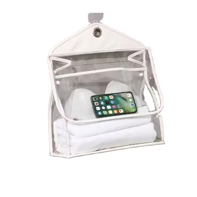 Durable Plastic Hanging Bag for Waterproof Clothes Storage Manufacturer Supplied Wall Storage for Bathroom Shower Living Room