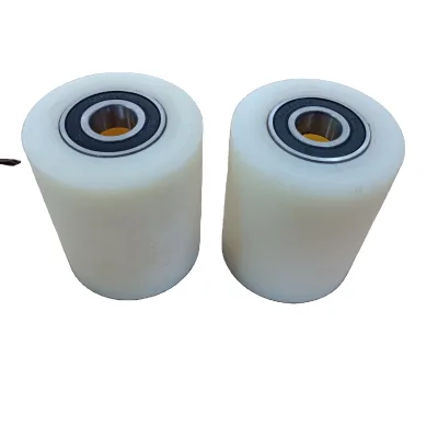 Nylon Caster Wheels Heavy Duty Nylon Roller Bearing Wheel  Polyamide Trolley Wheel Nylon Guide Rollers for Pallet Truck