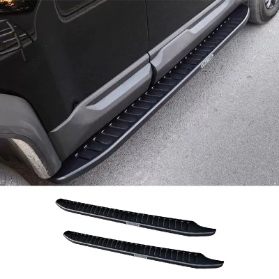 For Denza B5 Side Steps, Off-Road Nerf Bars, Hollowed Thickened, High-Strength Manganese Steel, Exterior Off-Road Pedals