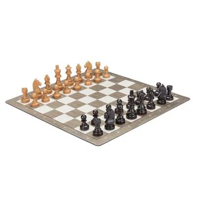 High Quality Silicone Chessboard With Customizable Color and Style, Standard Game Pieces Suitable for Club Matches