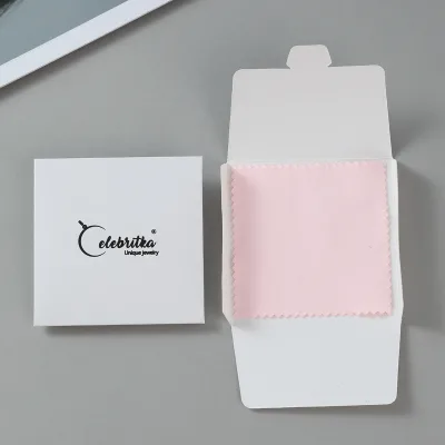 Custom Microfiber Anti Tarnish Gold Silver Jewellery Cloth Jewelry Polishing Cleaning Cloth for Jewelry With Envelope
