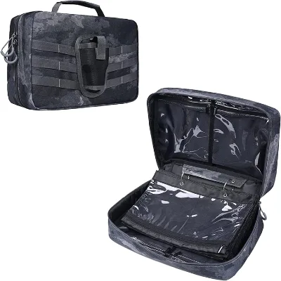 Mutil-pockets Waterproof Fishing Jig Bag Fishing Tackle Bait Storage Bag for Baits Rigs Lines