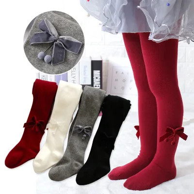 Girls Nylon White Dance Tights for Kids Pantyhose Ballet Tights