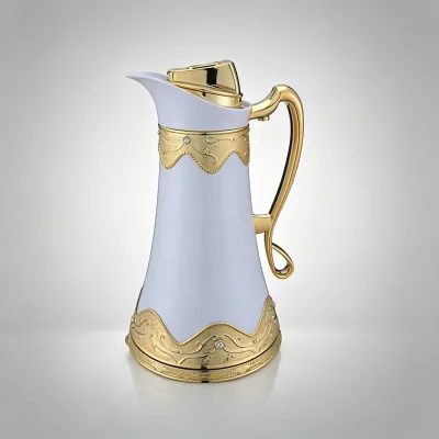 Hypermarket Assembled 0.6L&1.0L Twin Set Vacuum Glass Lined Thermal Jug for Hajj Pilgrimage Kits Gulf Retail Stock Supplement
