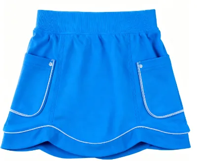 Breathable Casual Wear Eco-Friendly & Hot Design Drawstring Closure Mid Waist Skort